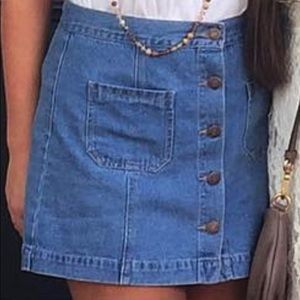 Denim skirt